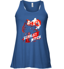 Marvel Infinity War Scarlet Witch Red Splat Women's Racerback Tank Women's Racerback Tank - skytshirtshop