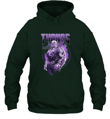 Marvel Infinity War Thanos Purple Distressed Hooded Sweatshirt Hooded Sweatshirt - skytshirtshop