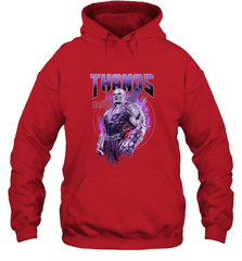 Marvel Infinity War Thanos Purple Distressed Hooded Sweatshirt Hooded Sweatshirt - skytshirtshop