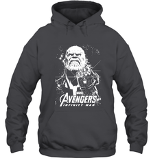 Marvel Infinity War Thanos Unicolor Stamp Hooded Sweatshirt Hooded Sweatshirt - skytshirtshop