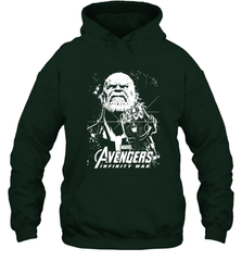 Marvel Infinity War Thanos Unicolor Stamp Hooded Sweatshirt Hooded Sweatshirt - skytshirtshop