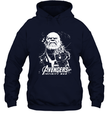 Marvel Infinity War Thanos Unicolor Stamp Hooded Sweatshirt Hooded Sweatshirt - skytshirtshop