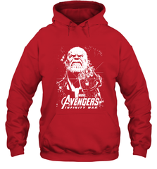 Marvel Infinity War Thanos Unicolor Stamp Hooded Sweatshirt Hooded Sweatshirt - skytshirtshop