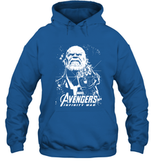 Marvel Infinity War Thanos Unicolor Stamp Hooded Sweatshirt Hooded Sweatshirt - skytshirtshop