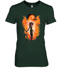 Marvel X Men Rise Of The Dark Phoenix Flames Women's Premium T-Shirt Women's Premium T-Shirt - skytshirtshop
