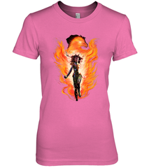 Marvel X Men Rise Of The Dark Phoenix Flames Women's Premium T-Shirt Women's Premium T-Shirt - skytshirtshop