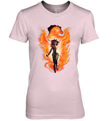 Marvel X Men Rise Of The Dark Phoenix Flames Women's Premium T-Shirt Women's Premium T-Shirt - skytshirtshop