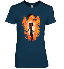 Marvel X Men Rise Of The Dark Phoenix Flames Women's Premium T-Shirt Women's Premium T-Shirt - skytshirtshop