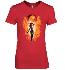 Marvel X Men Rise Of The Dark Phoenix Flames Women's Premium T-Shirt Women's Premium T-Shirt - skytshirtshop