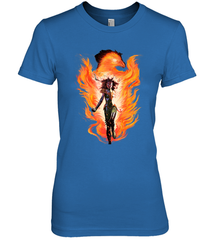 Marvel X Men Rise Of The Dark Phoenix Flames Women's Premium T-Shirt Women's Premium T-Shirt - skytshirtshop