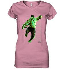 Marvel Infinity War Incredible Hulk Smash Women's V-Neck T-Shirt Women's V-Neck T-Shirt - skytshirtshop