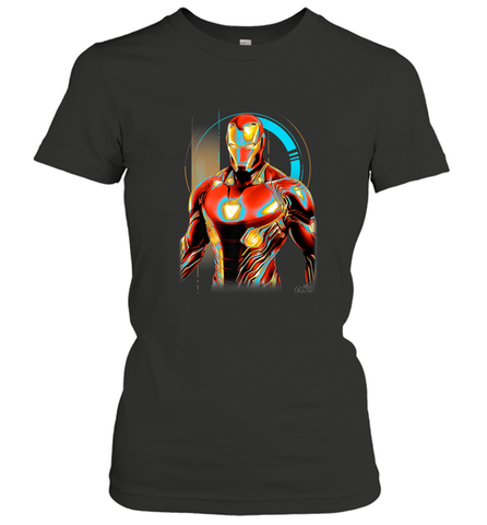 Marvel Infinity War Iron Man Digital Pose Women's T-Shirt Women's T-Shirt / Black / S Women's T-Shirt - skytshirtshop