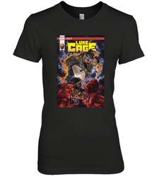 Marvel Luke Cage Power Man In Shining Armor Women's Premium T-Shirt