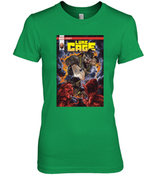 Marvel Luke Cage Power Man In Shining Armor Women's Premium T-Shirt