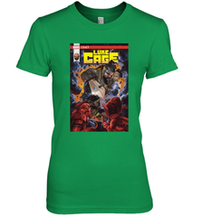 Marvel Luke Cage Power Man In Shining Armor Women's Premium T-Shirt Women's Premium T-Shirt - skytshirtshop