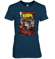Marvel Luke Cage Power Man In Shining Armor Women's Premium T-Shirt Women's Premium T-Shirt - skytshirtshop