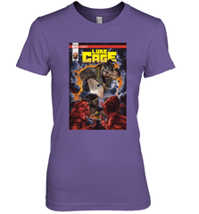 Marvel Luke Cage Power Man In Shining Armor Women's Premium T-Shirt Women's Premium T-Shirt - skytshirtshop