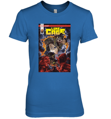 Marvel Luke Cage Power Man In Shining Armor Women's Premium T-Shirt Women's Premium T-Shirt - skytshirtshop