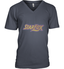 Star fox Vintage Distressed Game Logo Men's V-Neck Men's V-Neck - skytshirtshop