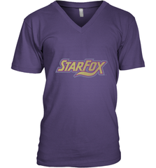 Star fox Vintage Distressed Game Logo Men's V-Neck Men's V-Neck - skytshirtshop