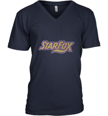 Star fox Vintage Distressed Game Logo Men's V-Neck Men's V-Neck - skytshirtshop