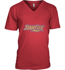 Star fox Vintage Distressed Game Logo Men's V-Neck Men's V-Neck - skytshirtshop