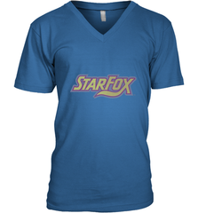 Star fox Vintage Distressed Game Logo Men's V-Neck Men's V-Neck - skytshirtshop
