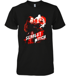 Marvel Infinity War Scarlet Witch Red Splat Men's Premium T-Shirt