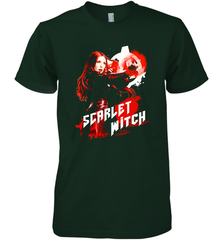 Marvel Infinity War Scarlet Witch Red Splat Men's Premium T-Shirt Men's Premium T-Shirt - skytshirtshop