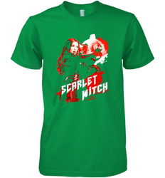Marvel Infinity War Scarlet Witch Red Splat Men's Premium T-Shirt