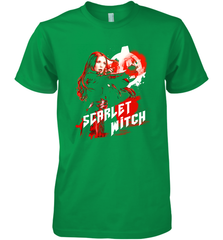 Marvel Infinity War Scarlet Witch Red Splat Men's Premium T-Shirt Men's Premium T-Shirt - skytshirtshop