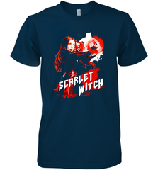 Marvel Infinity War Scarlet Witch Red Splat Men's Premium T-Shirt Men's Premium T-Shirt - skytshirtshop