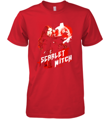 Marvel Infinity War Scarlet Witch Red Splat Men's Premium T-Shirt Men's Premium T-Shirt - skytshirtshop