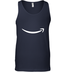 Smile Shirt  White Logo Men's Tank Top Men's Tank Top - skytshirtshop