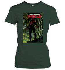 Marvel Miles Morales_ Spider Man Comic Cover Women's T-Shirt Women's T-Shirt - skytshirtshop