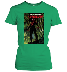 Marvel Miles Morales_ Spider Man Comic Cover Women's T-Shirt Women's T-Shirt - skytshirtshop