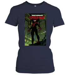 Marvel Miles Morales_ Spider Man Comic Cover Women's T-Shirt Women's T-Shirt - skytshirtshop