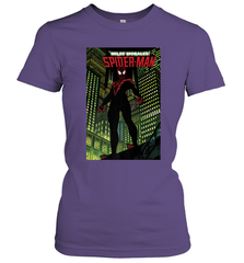Marvel Miles Morales_ Spider Man Comic Cover Women's T-Shirt Women's T-Shirt - skytshirtshop