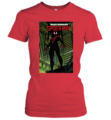 Marvel Miles Morales_ Spider Man Comic Cover Women's T-Shirt Women's T-Shirt - skytshirtshop