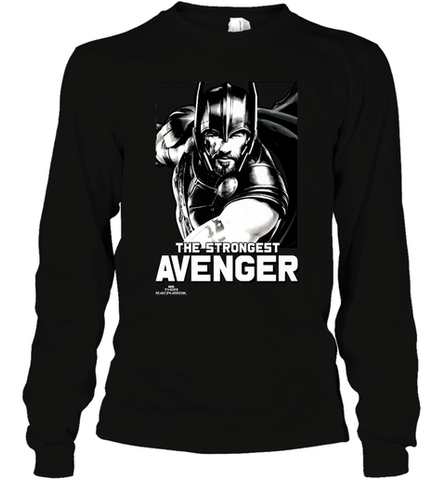 Marvel Thor Ragnarok The Strongest Avenger Long Sleeve T-Shirt Long Sleeve T-Shirt / Black / S Long Sleeve T-Shirt - skytshirtshop