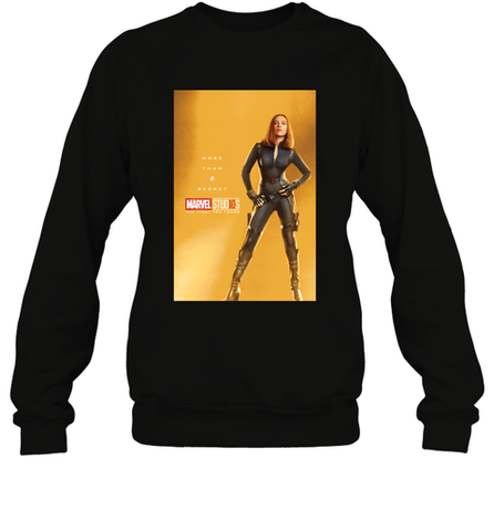 Marvel Studios 10 Years Black Widow Poster Crewneck Sweatshirt Crewneck Sweatshirt / Black / S Crewneck Sweatshirt - skytshirtshop