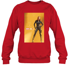 Marvel Studios 10 Years Black Widow Poster Crewneck Sweatshirt Crewneck Sweatshirt - skytshirtshop
