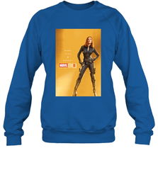 Marvel Studios 10 Years Black Widow Poster Crewneck Sweatshirt Crewneck Sweatshirt - skytshirtshop