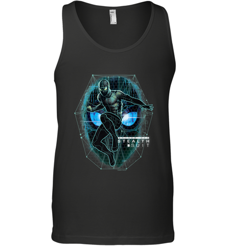 Marvel Spider Man Far From Home Stealth Suit Tech Portrait Men's Tank Top Men's Tank Top / Black / XS Men's Tank Top - skytshirtshop