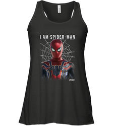Marvel Infinity War I Am Spider Man Web Graphic Women's Racerback Tank