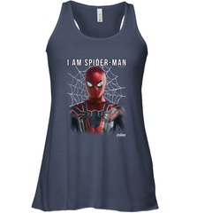 Marvel Infinity War I Am Spider Man Web Graphic Women's Racerback Tank Women's Racerback Tank - skytshirtshop