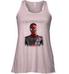 Marvel Infinity War I Am Spider Man Web Graphic Women's Racerback Tank Women's Racerback Tank - skytshirtshop