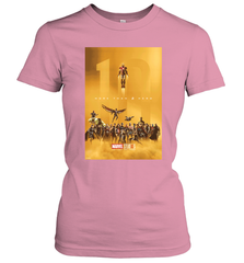 Marvel Studios 10 Years of Heroes Poster Women's T-Shirt Women's T-Shirt - skytshirtshop