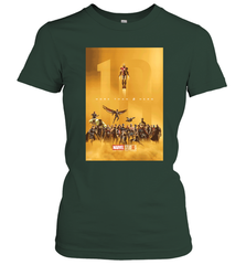 Marvel Studios 10 Years of Heroes Poster Women's T-Shirt Women's T-Shirt - skytshirtshop