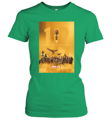 Marvel Studios 10 Years of Heroes Poster Women's T-Shirt Women's T-Shirt - skytshirtshop